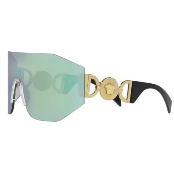 NEW VERSACE SHIELD UNISEX VE2258 1002/MA SUNGLASSES MOD 2258 1002MA - Picture 3 of 4
